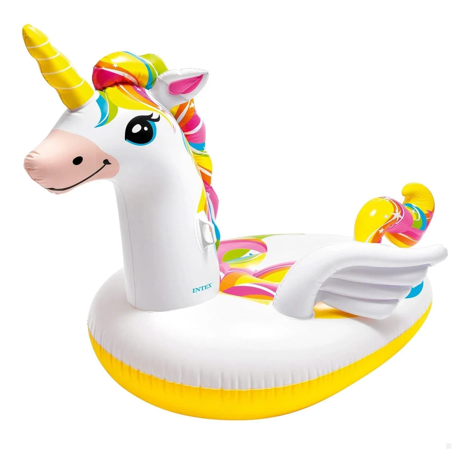 INTEX Mega Unicorn Island XXL Schwimmtier Bunt Aufblasbar