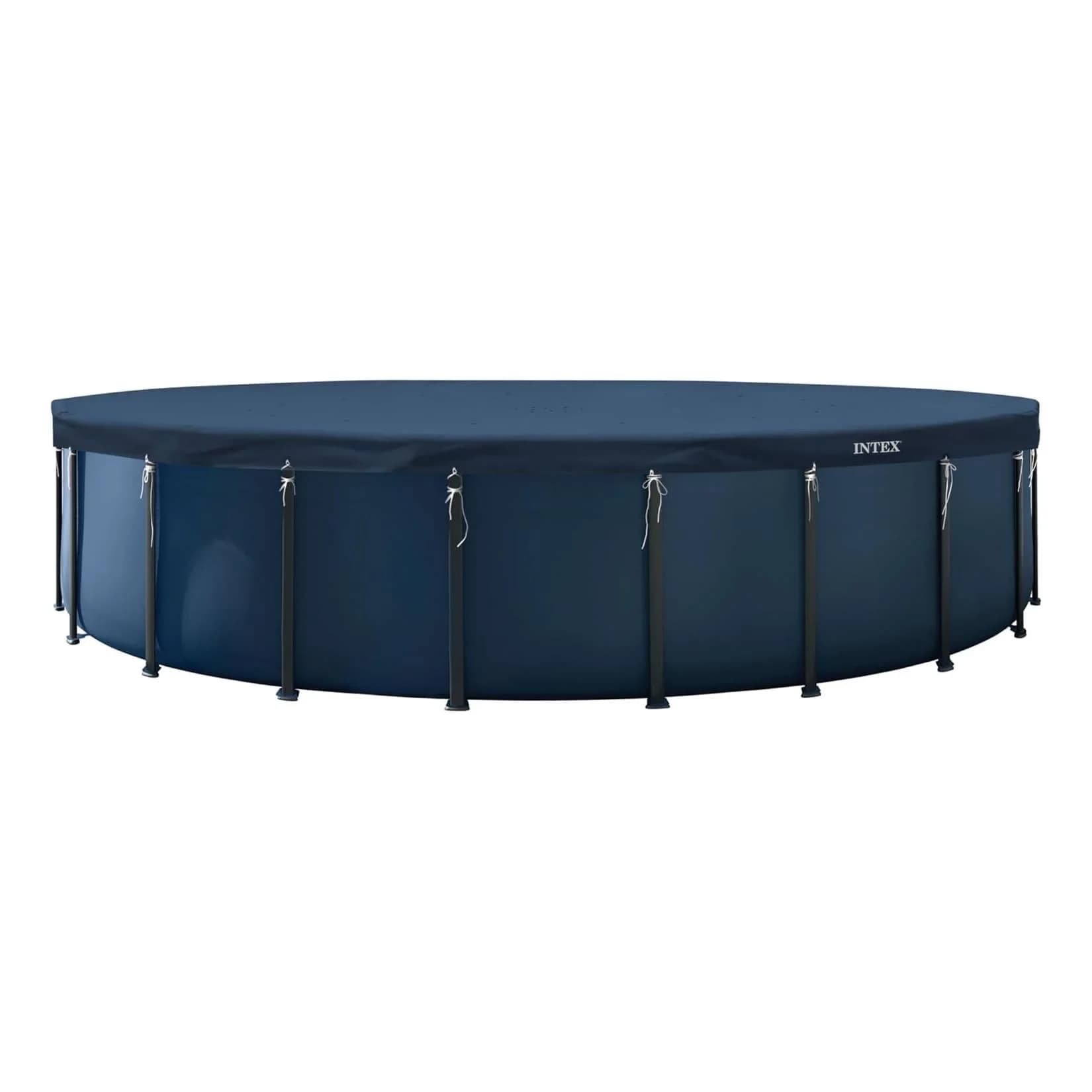 Pool-Abdeckplane Deluxe, Ø 732 cm, Blau