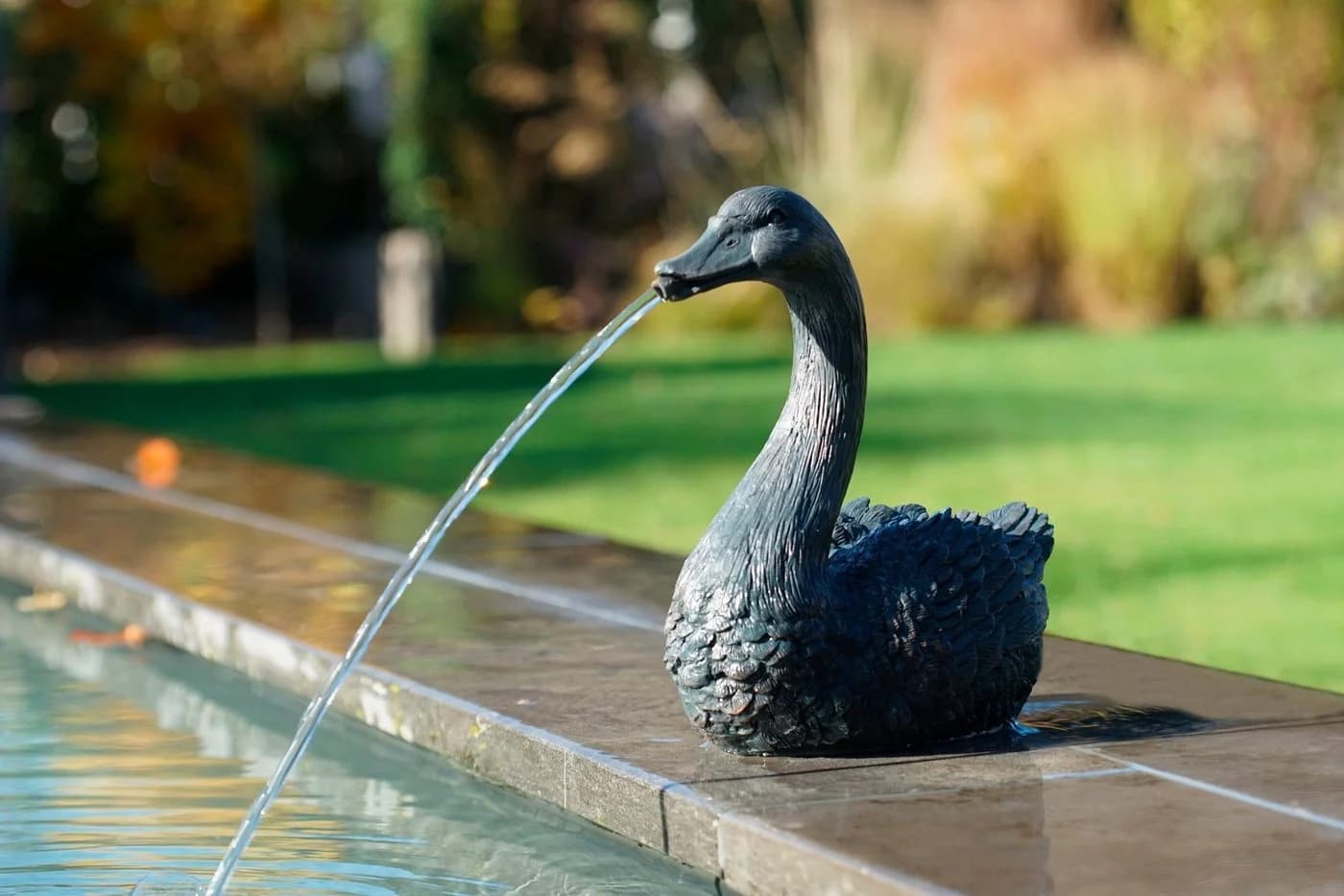 Ubbink Wasserspeier Schwan Polyresin