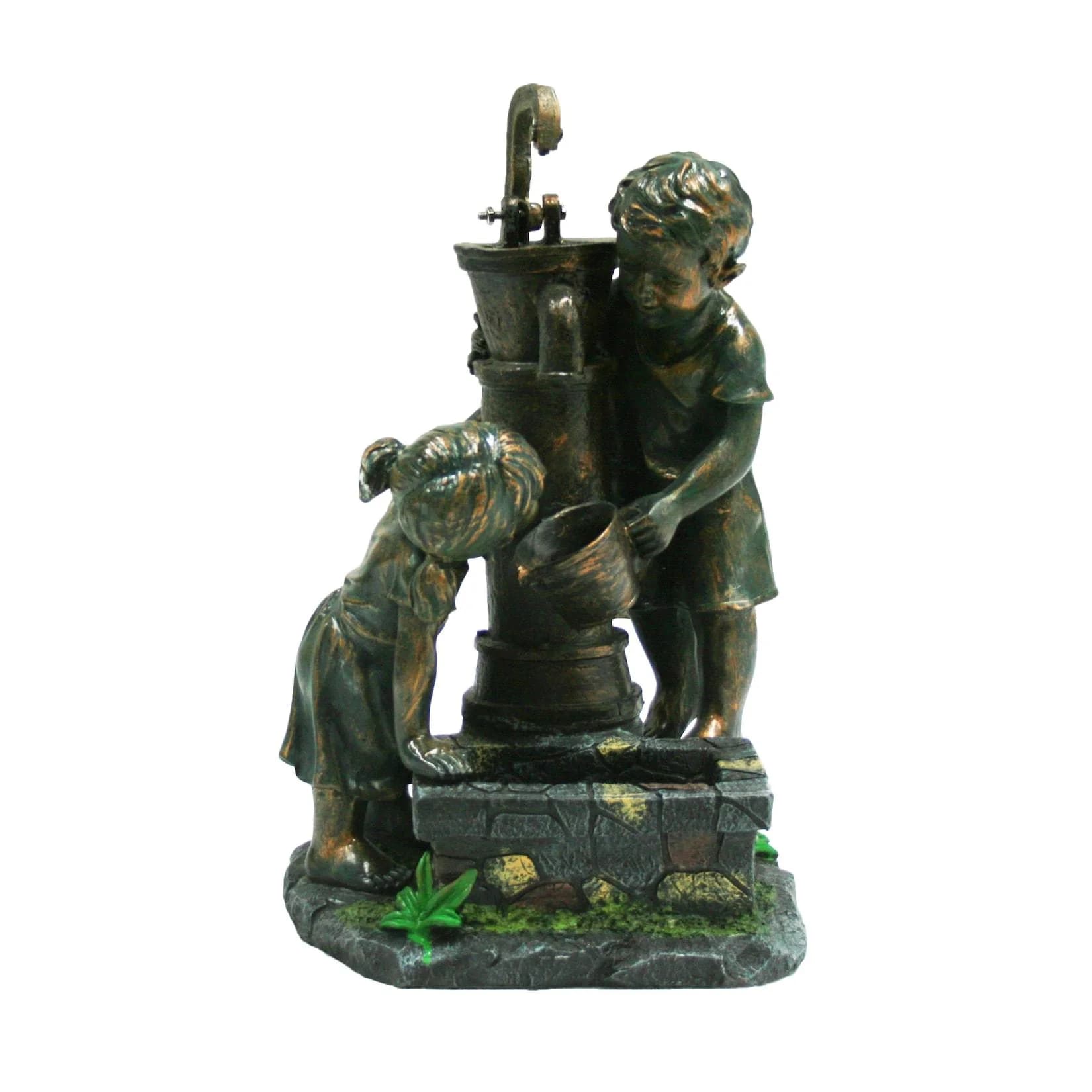 Ubbink Gartenbrunnen Atlanta Grau Polyresin Rustikal