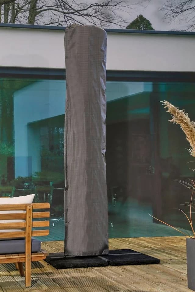 winza outdoor covers Sonnenschirm-Schutzhülle Grau Polypropylen