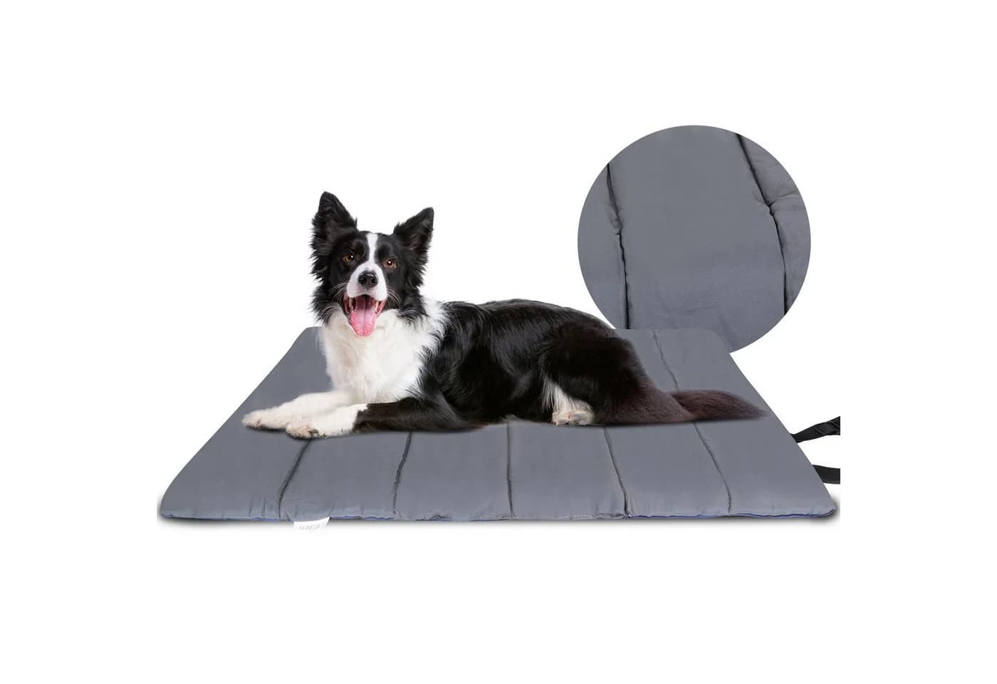 nobleza Wasserdichte Hundematte Blau/Grau Faltbar Tragbar