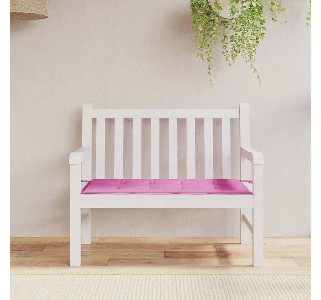 vidaXL Sitzauflage Rosa Oxford-Stoff für Stuhl oder Bank