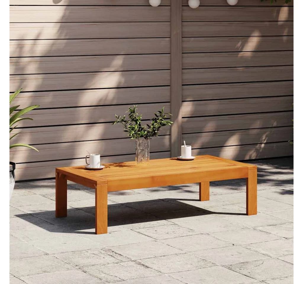 vidaXL Gartentisch Massivholz Robust für Terrasse