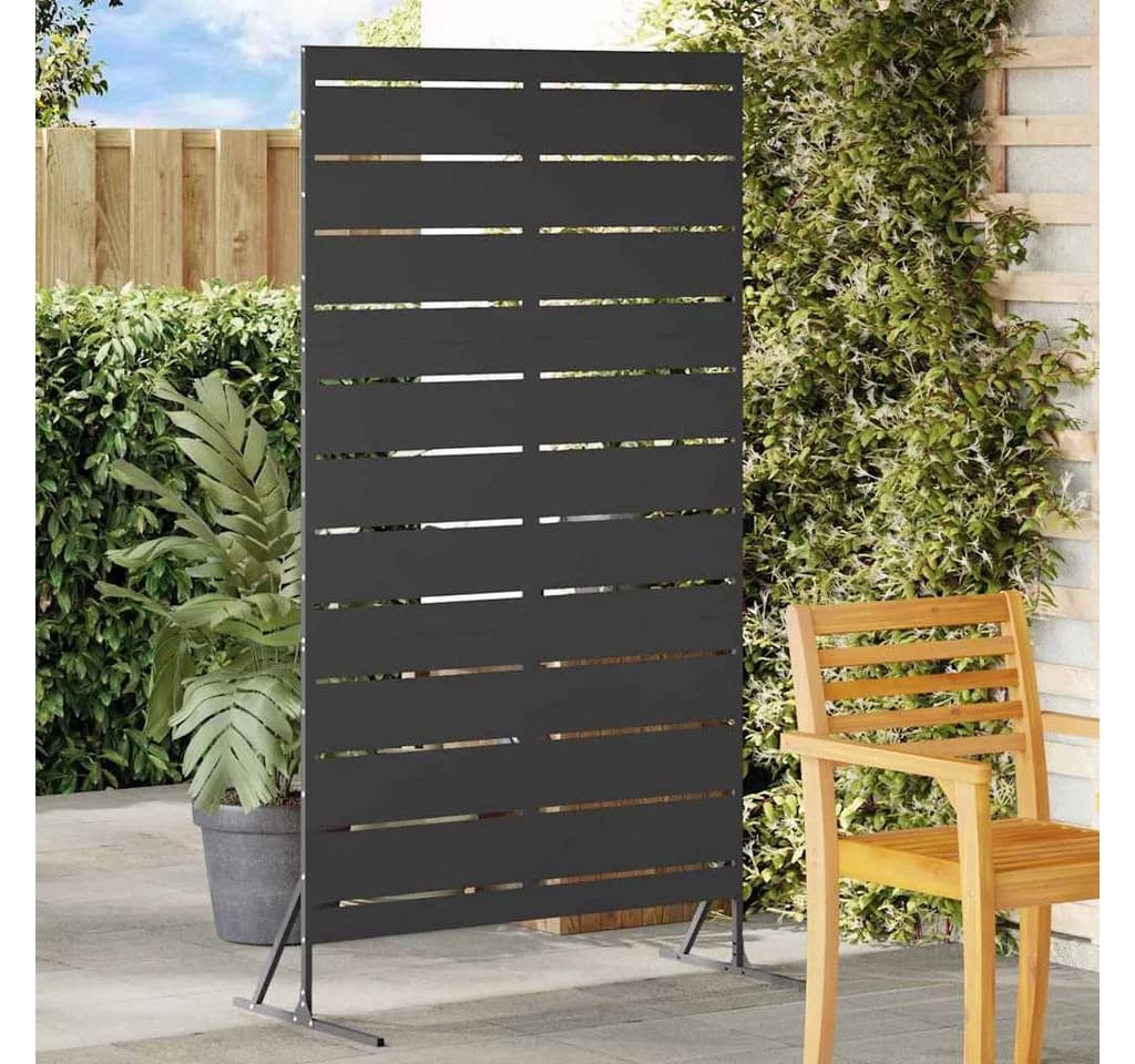 vidaXL Gartenzaun Sichtschutz Schwarz