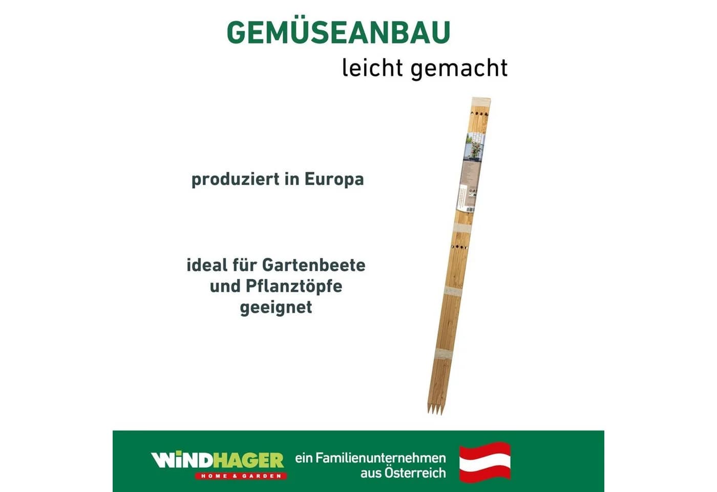 Windhager Holz-Rankturm Kletterhilfe Garten FSC Kiefernholz
