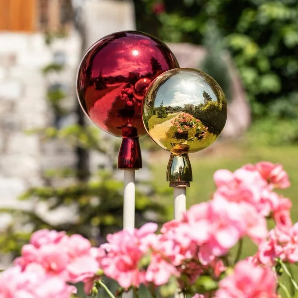 Windhager Rosenkugel aus Glas, Ø 16cm
