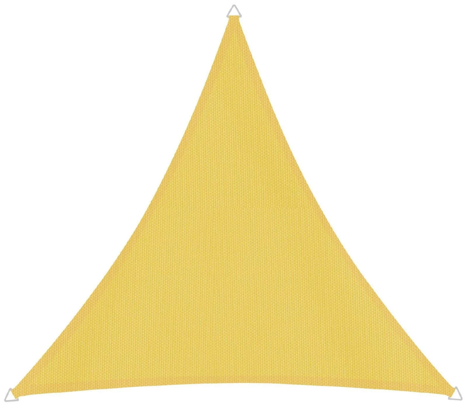 Sonnensegel WINDHAGER Cannes Dreieck Gelb Polyester