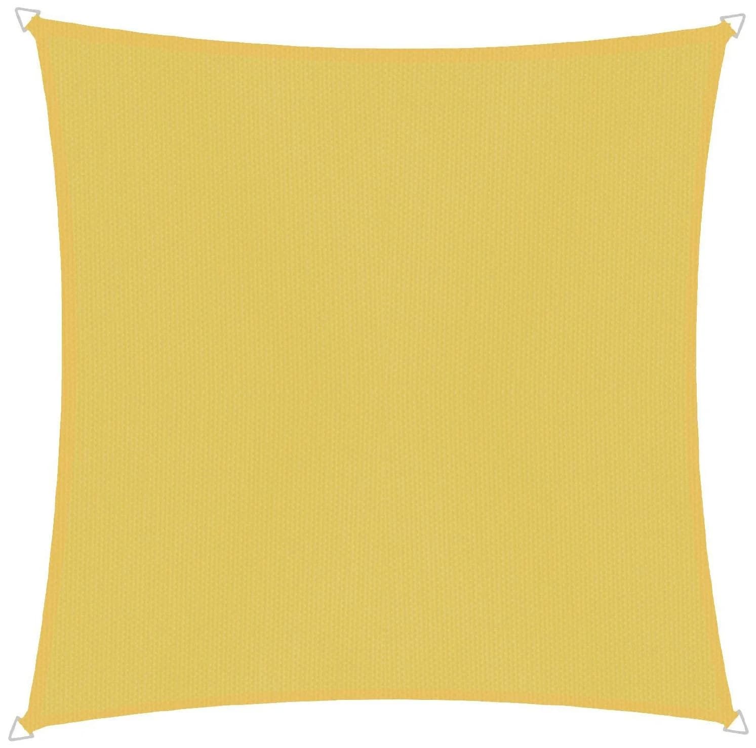Sonnensegel WINDHAGER Cannes Quadrat Gelb Polyester 4x4m