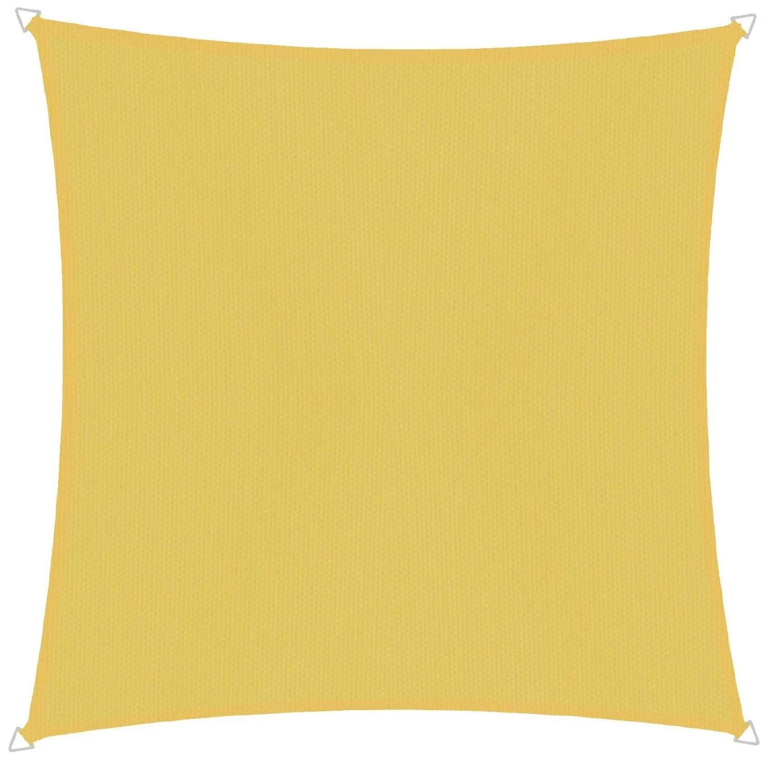 Sonnensegel WINDHAGER Cannes Quadrat Gelb Polyester